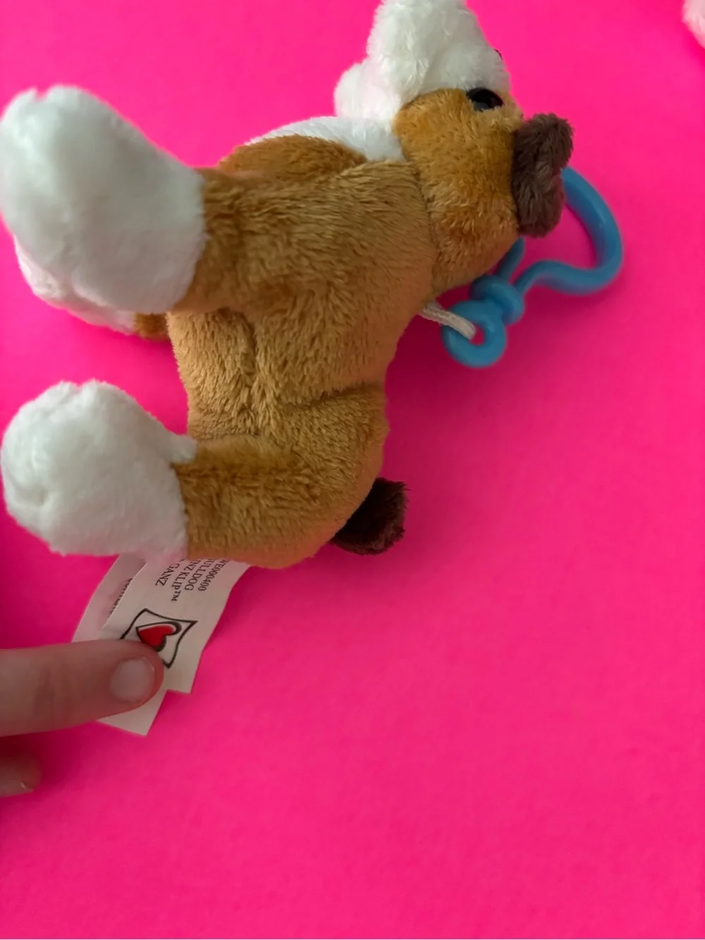 Webkinz Brown & White Bulldog Plush Pair
